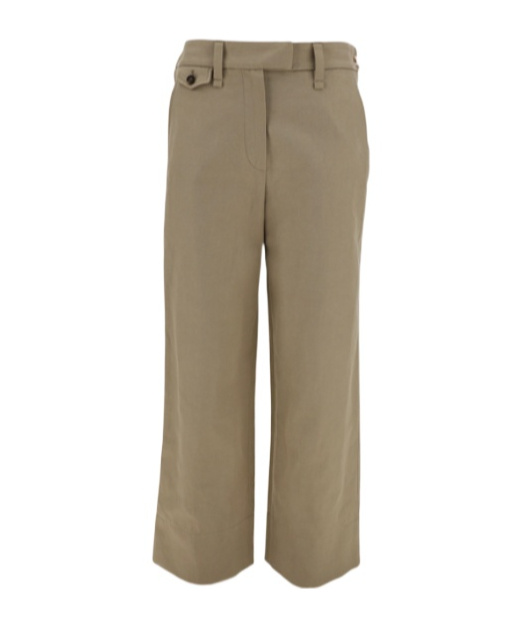 BRUNELLO CUCINELLI TWILL-WEAVE TROUSERS 