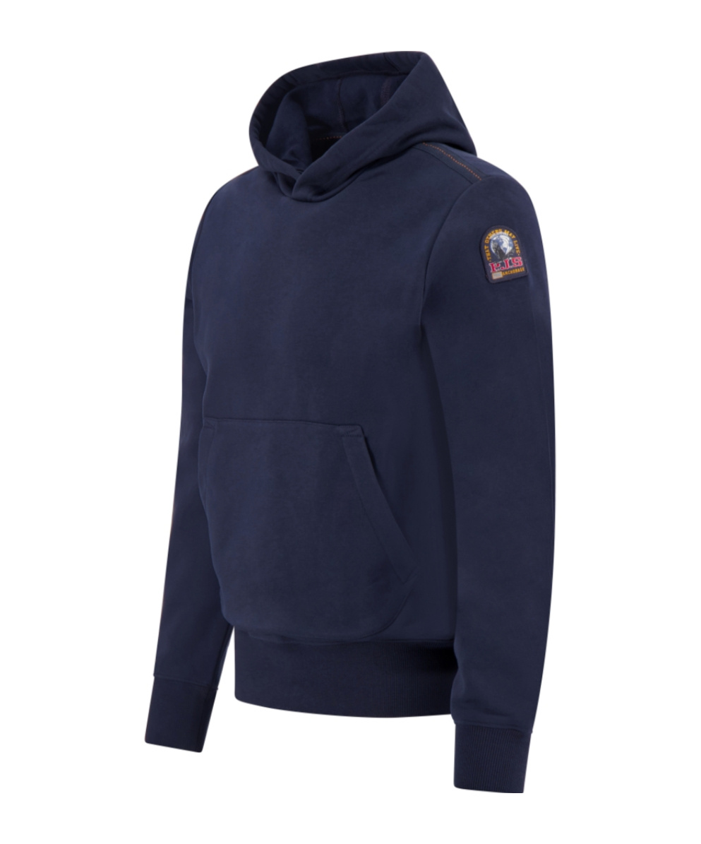 Parajumpers Long-sleeved Hooded Sweatshirt In Blue