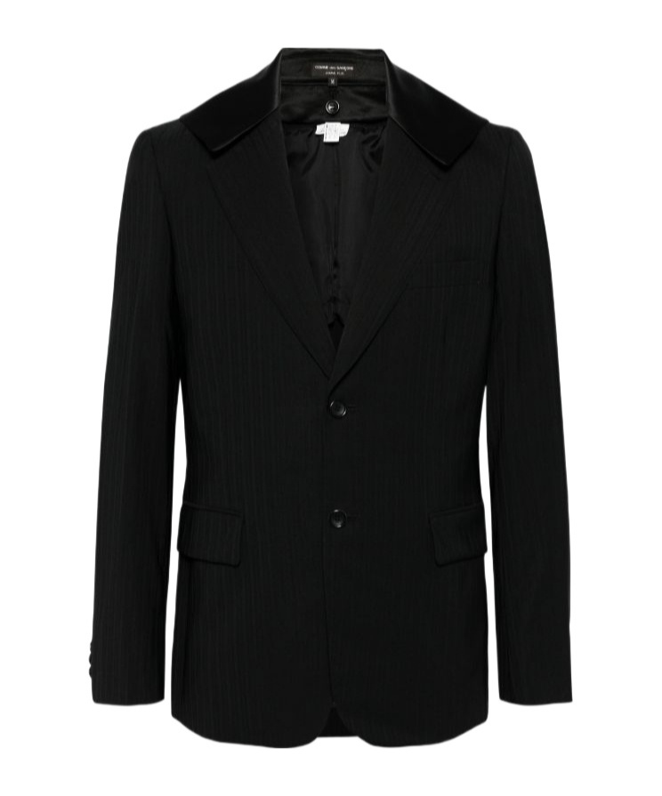 COMME DES GARÇONS LAPEL BUTTON SUIT JACKET
