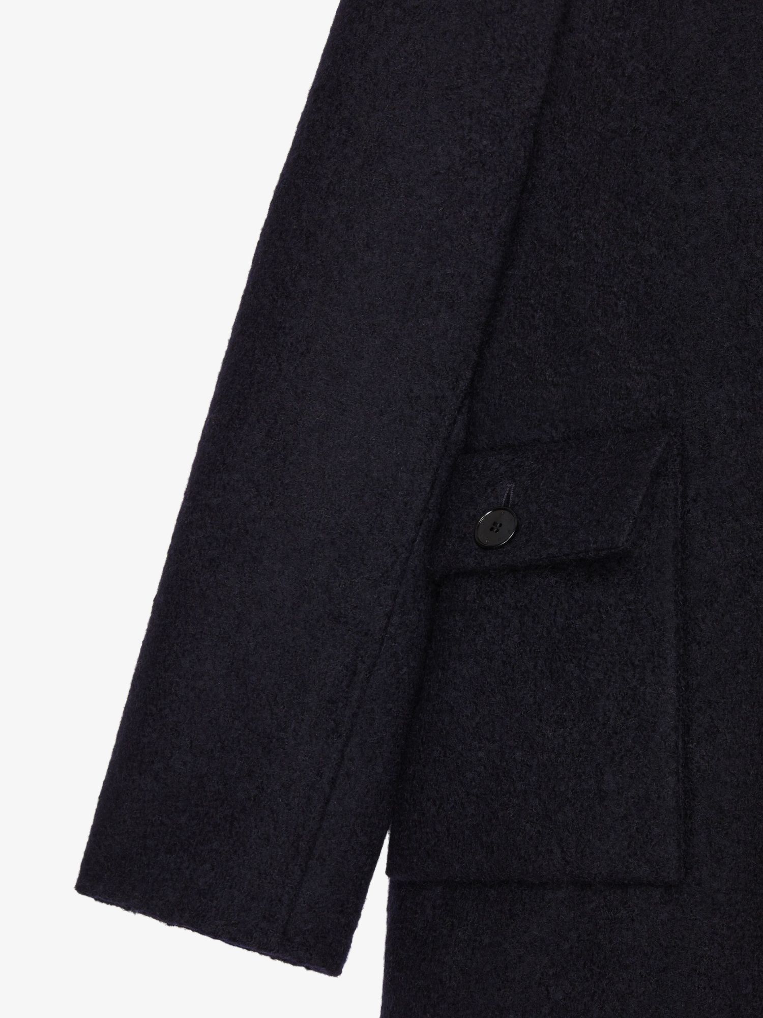 Givenchy Single-breasted Coat In Blue