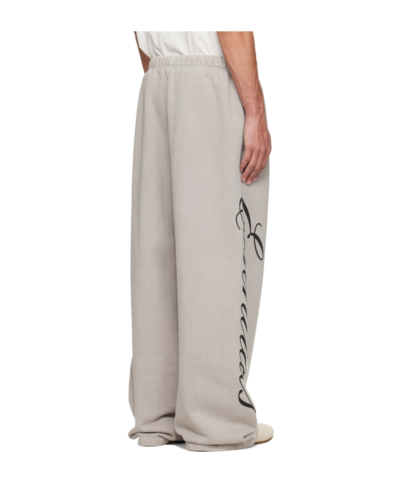 Essentials Heavy Fleece Lounge Sweatpant In Gray