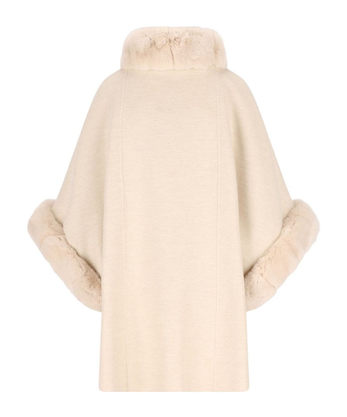 Loro Piana Salzburg Fur-trimmed Cape In Pink