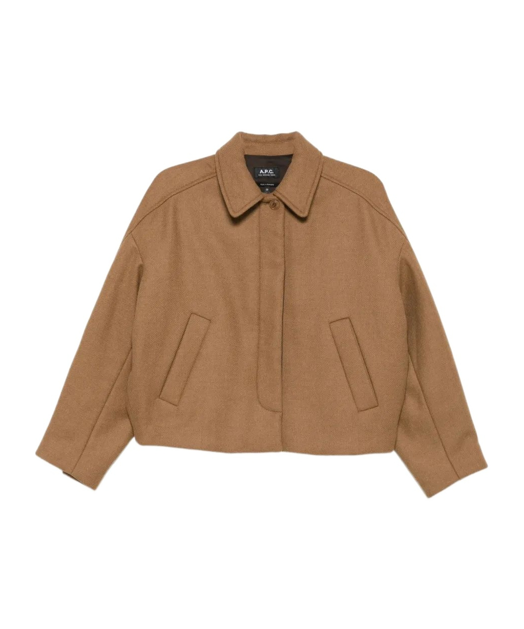 Apc Patch-pocket Jacket In Brown