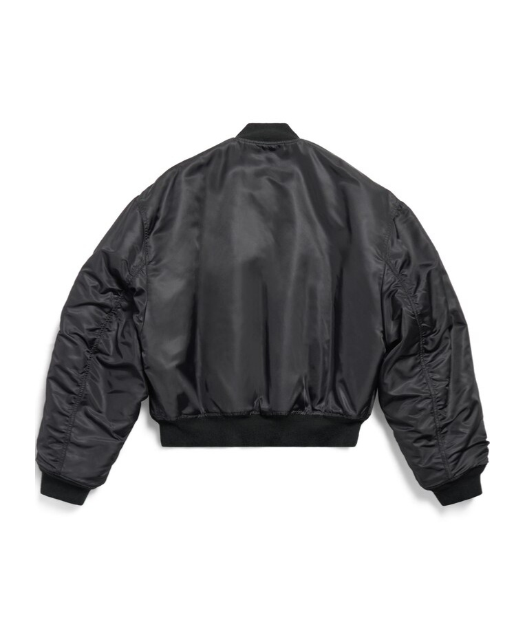 Balenciaga Standard Bomber In Black