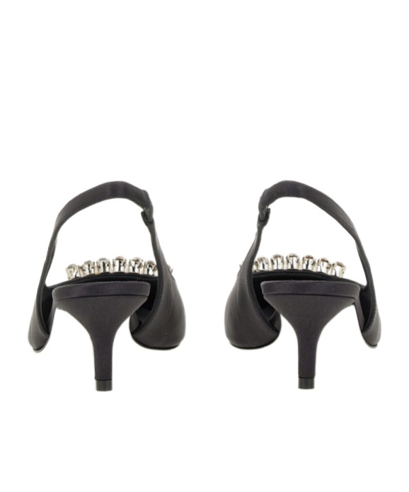 Shop Roberto Festa Pointed High-heeled Sandals In Black