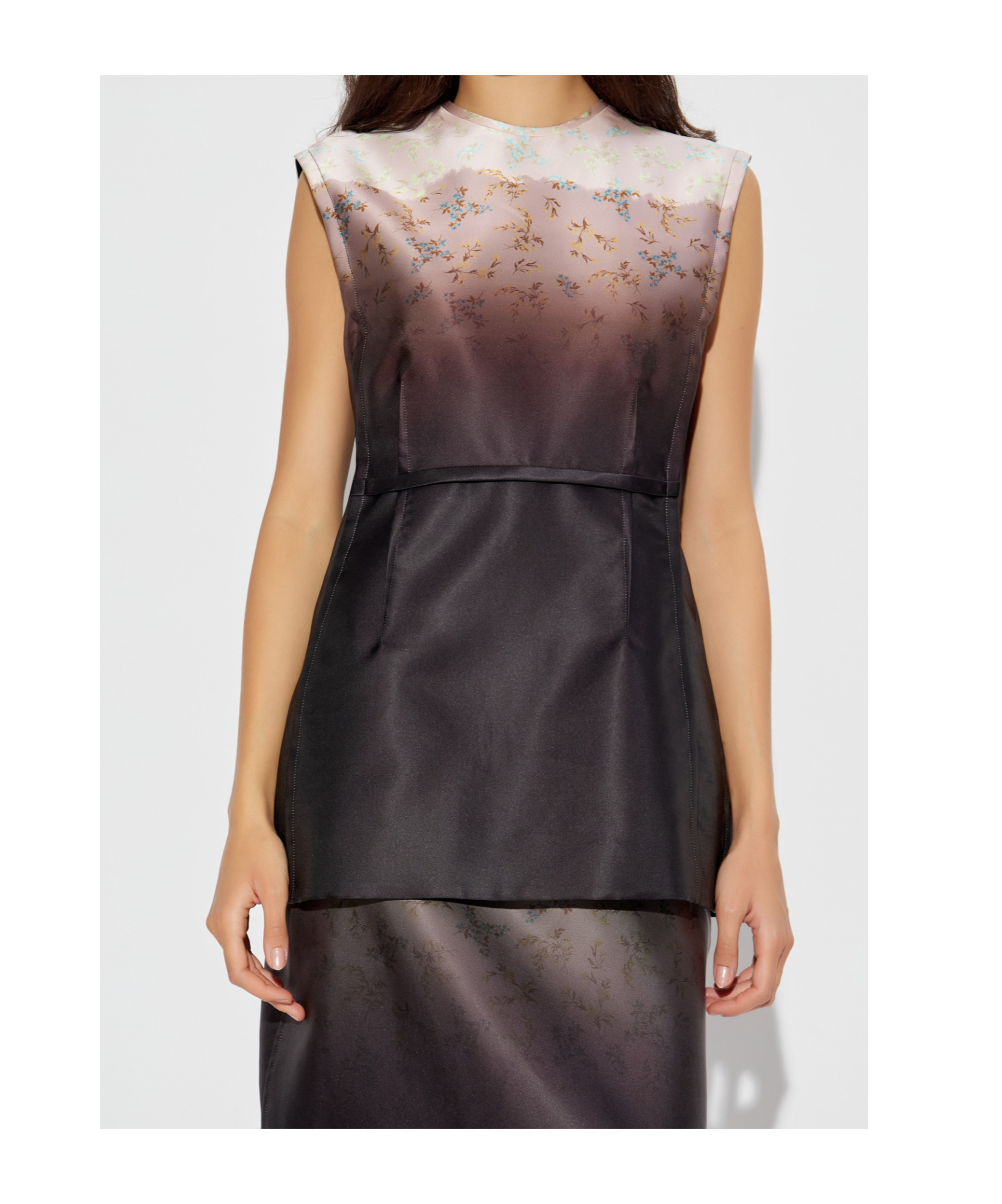 Jil Sander Sleeveless Top In Brown