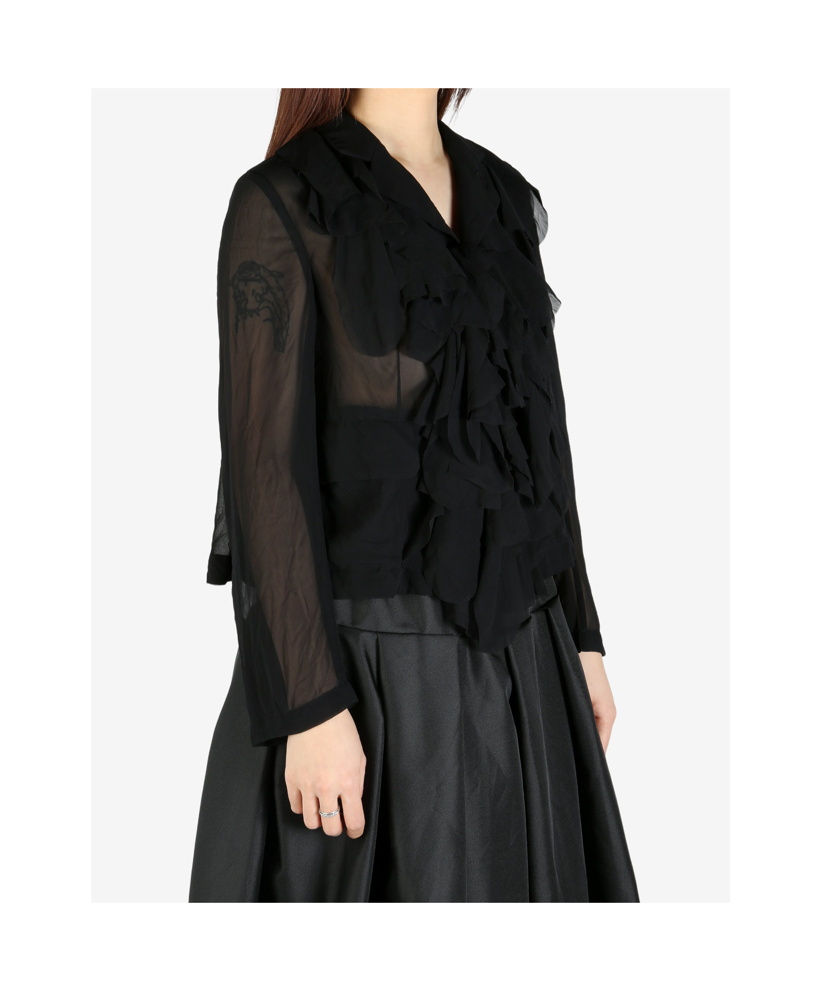 COMME DES GARÇONS RUFFLE BLOUSE