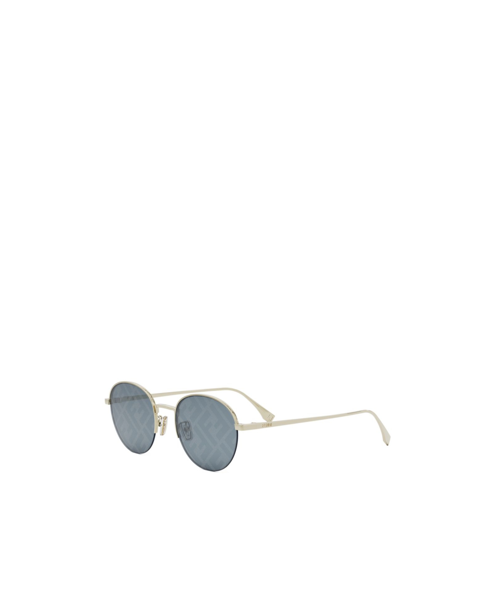 Fendi Eyewear Round-frame Sunglasses In Yellow