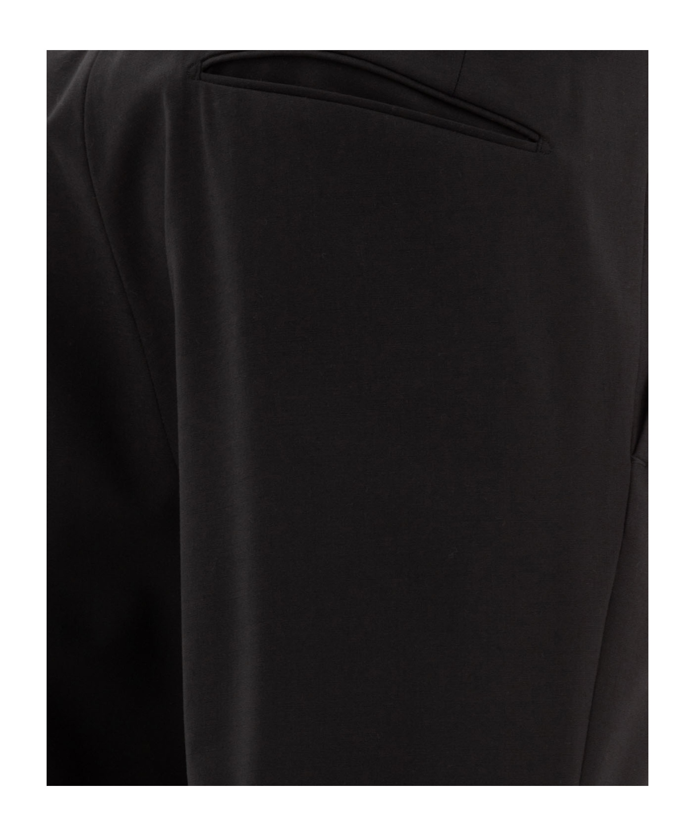 Incotex Elastic Waist Pants In Black