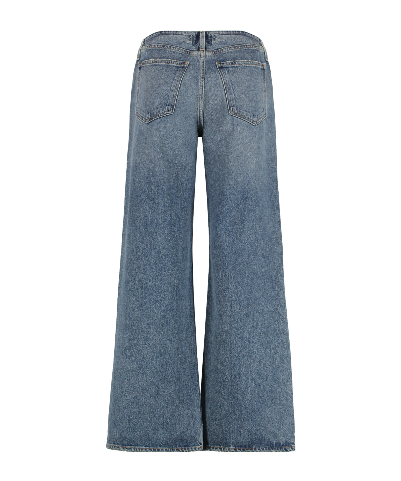 AGOLDE DENIM TROUSERS WITH BELT LOOPS