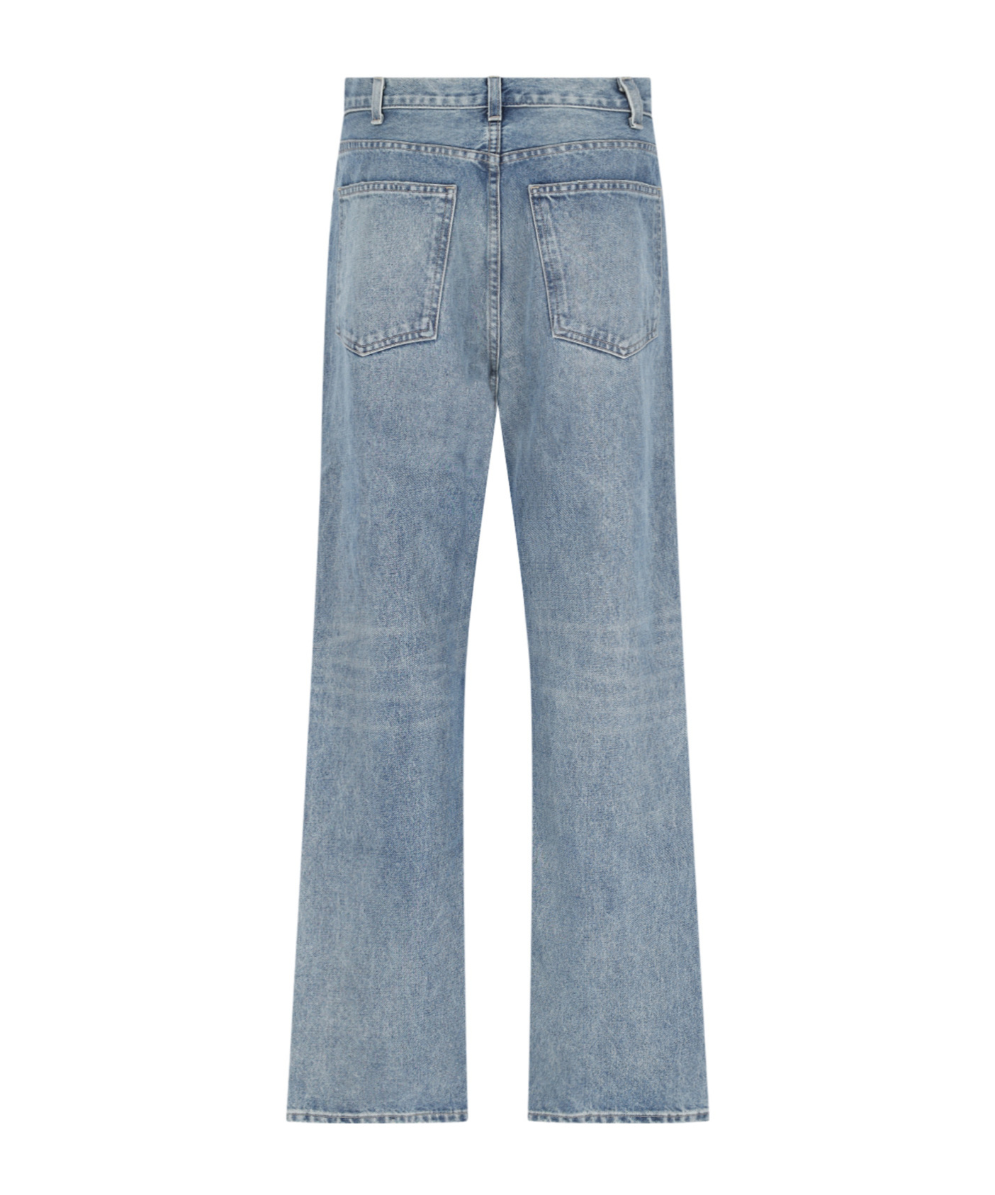 Nili Lotan Belt-loop Jeans In Gray