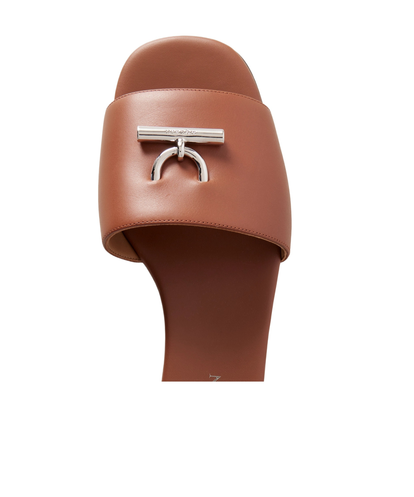 Alexander Mcqueen Decorated Slippers In Brown