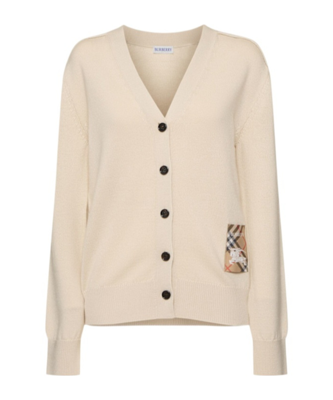 Burberry Logo Knitted Cardigan