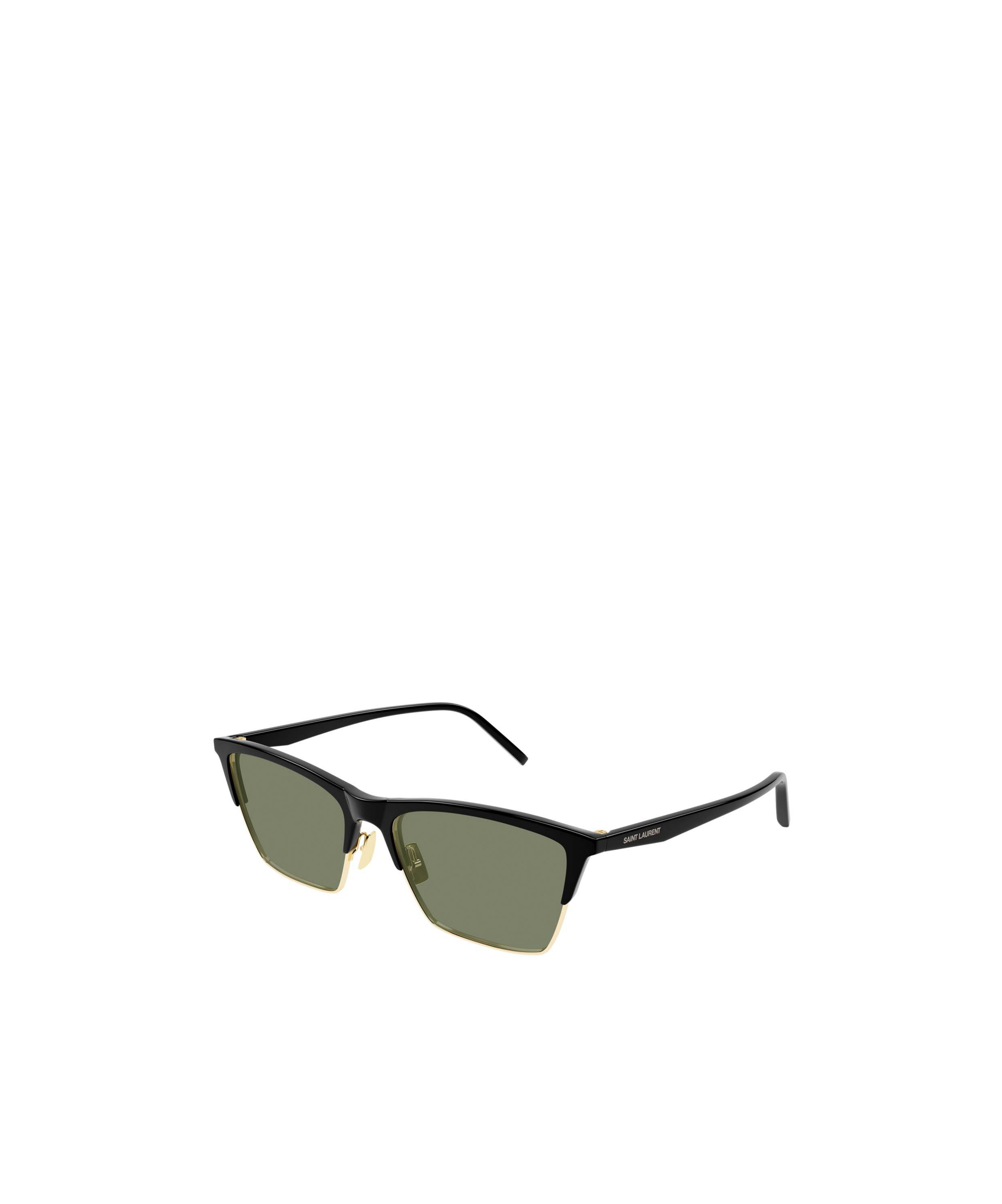 Saint Laurent Eyewear Cat-eye Frame Sunglasses In Green