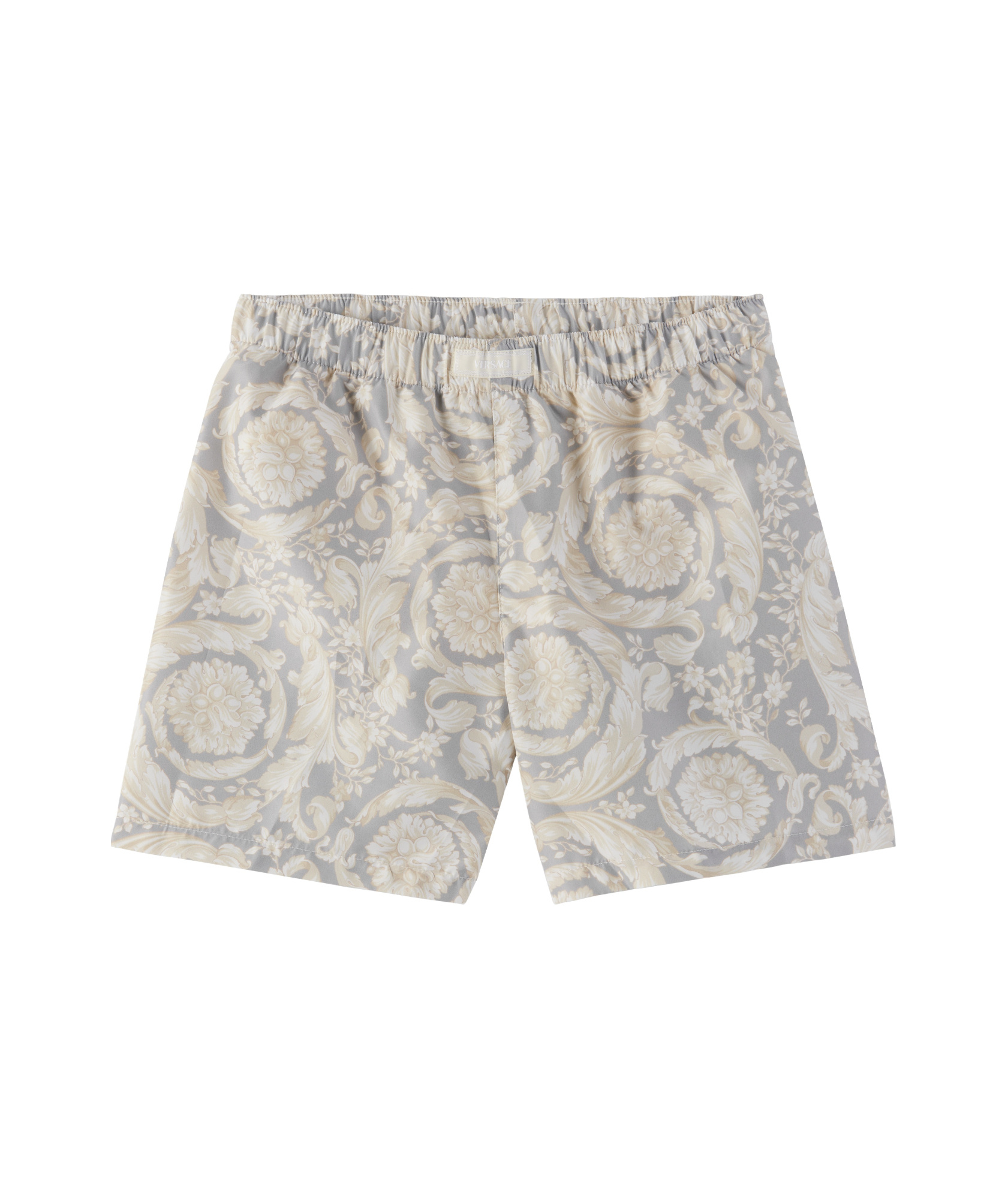 Versace Elastic Waist Swimming Trunks In Nude