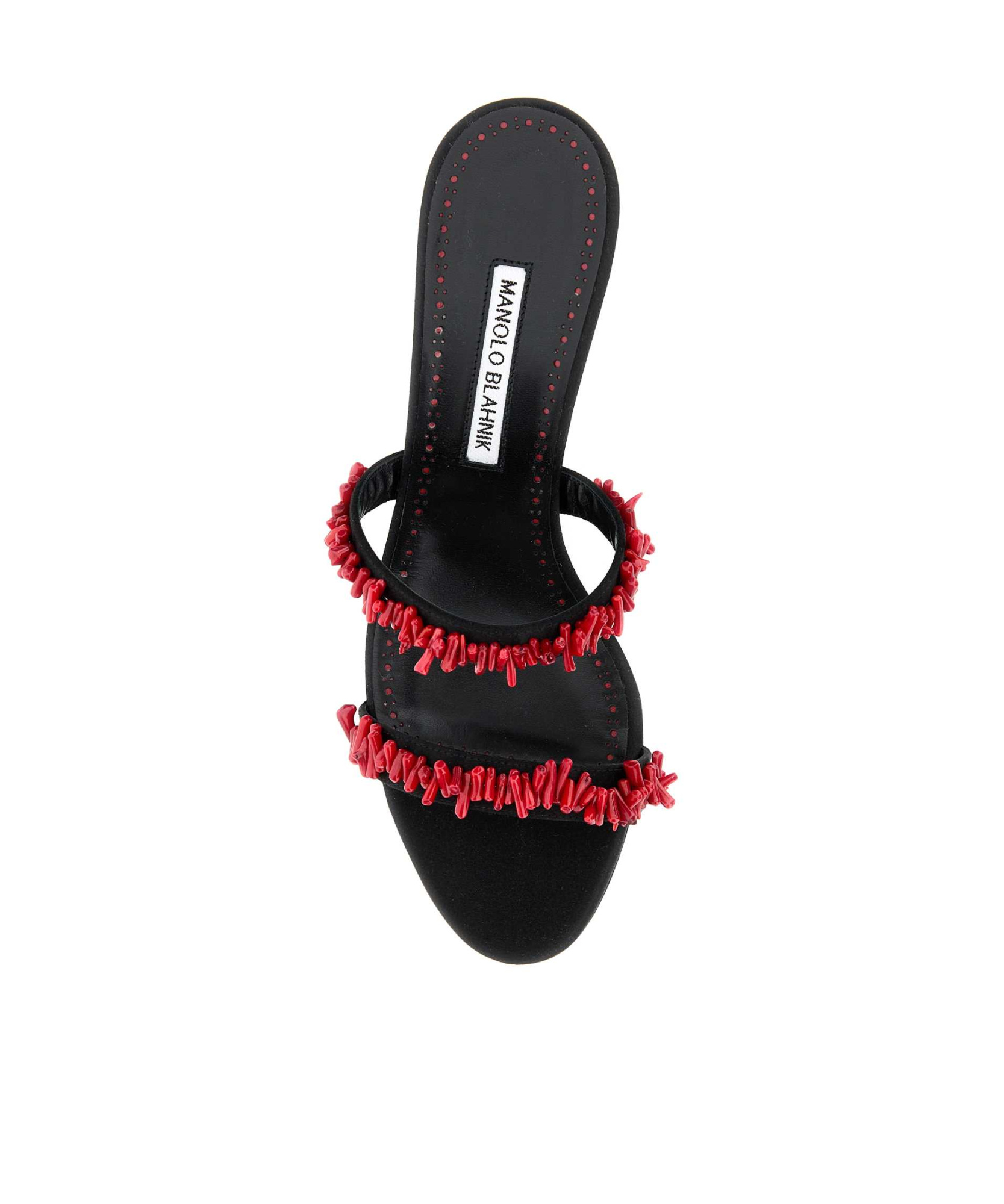 Manolo Blahnik Open-toed High-heeled Sandals In Black