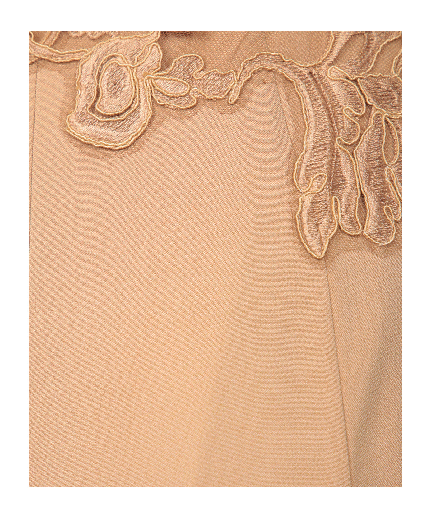 Alberta Ferretti Long Enver Satin Dress In Pink