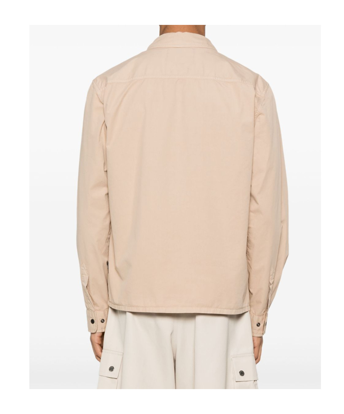 Woolrich Beige Jacket With Pockets And Zip Closure