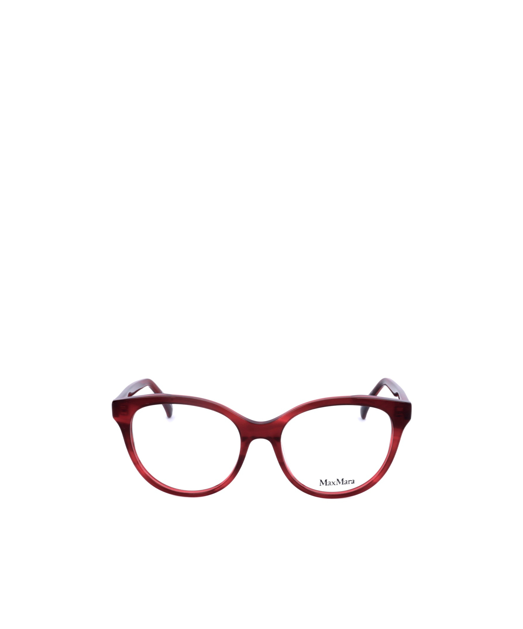Shop Max Mara Cat-eye Glasses In Red