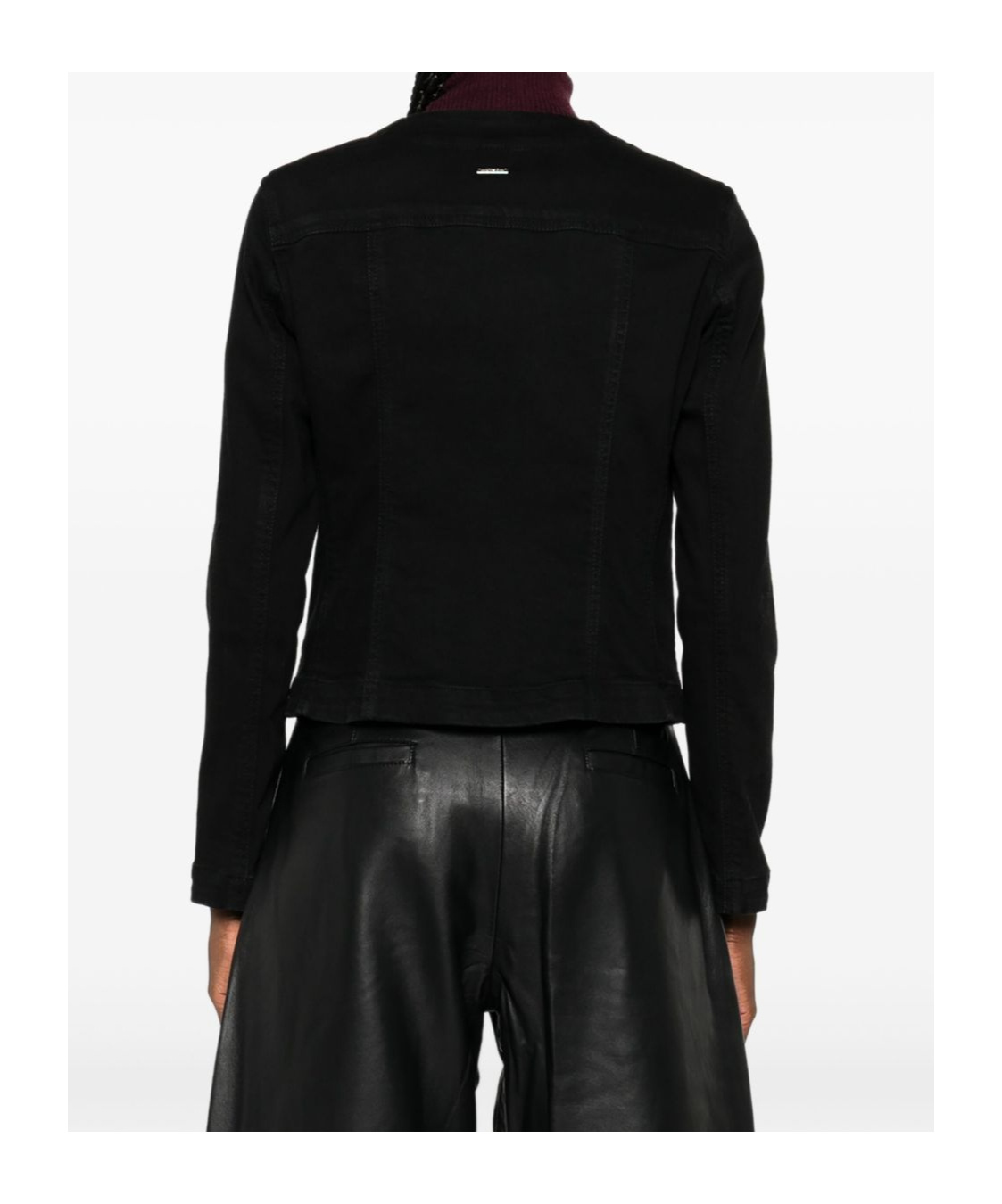 Liu •jo Button-up Jacket In Black