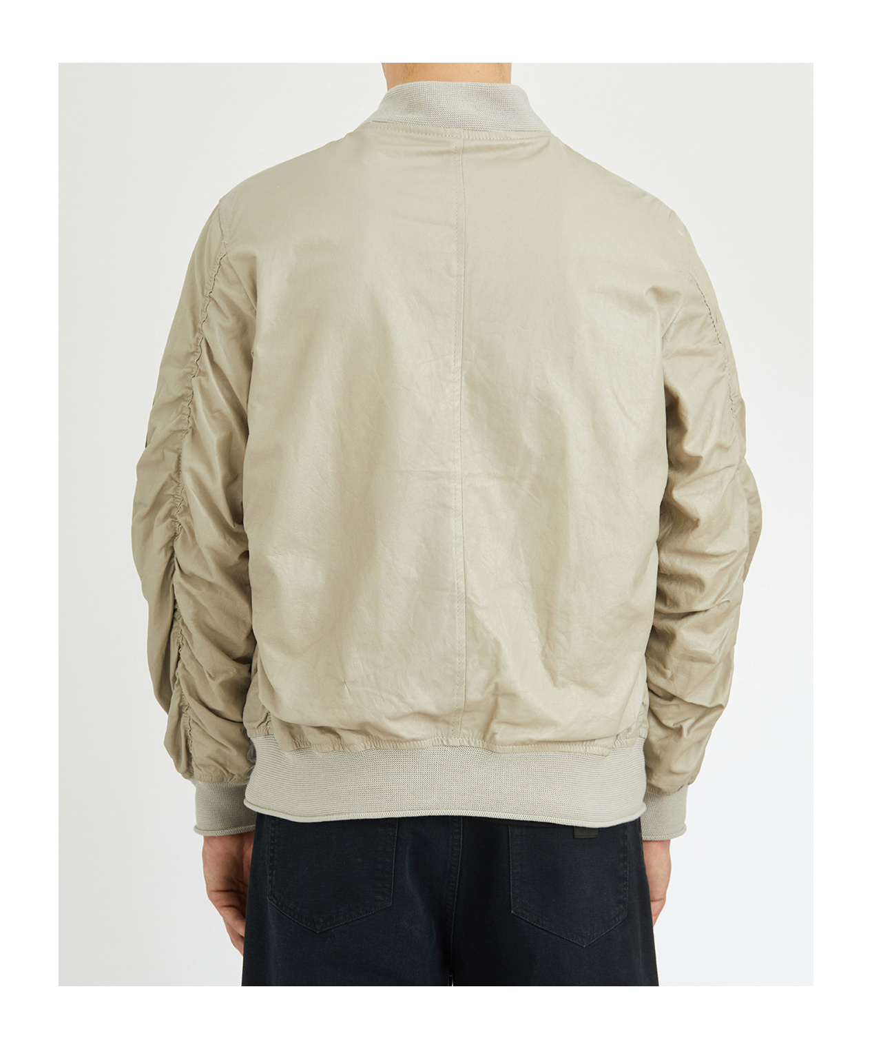 Giorgio Brato Lambskin Bomber Jacket