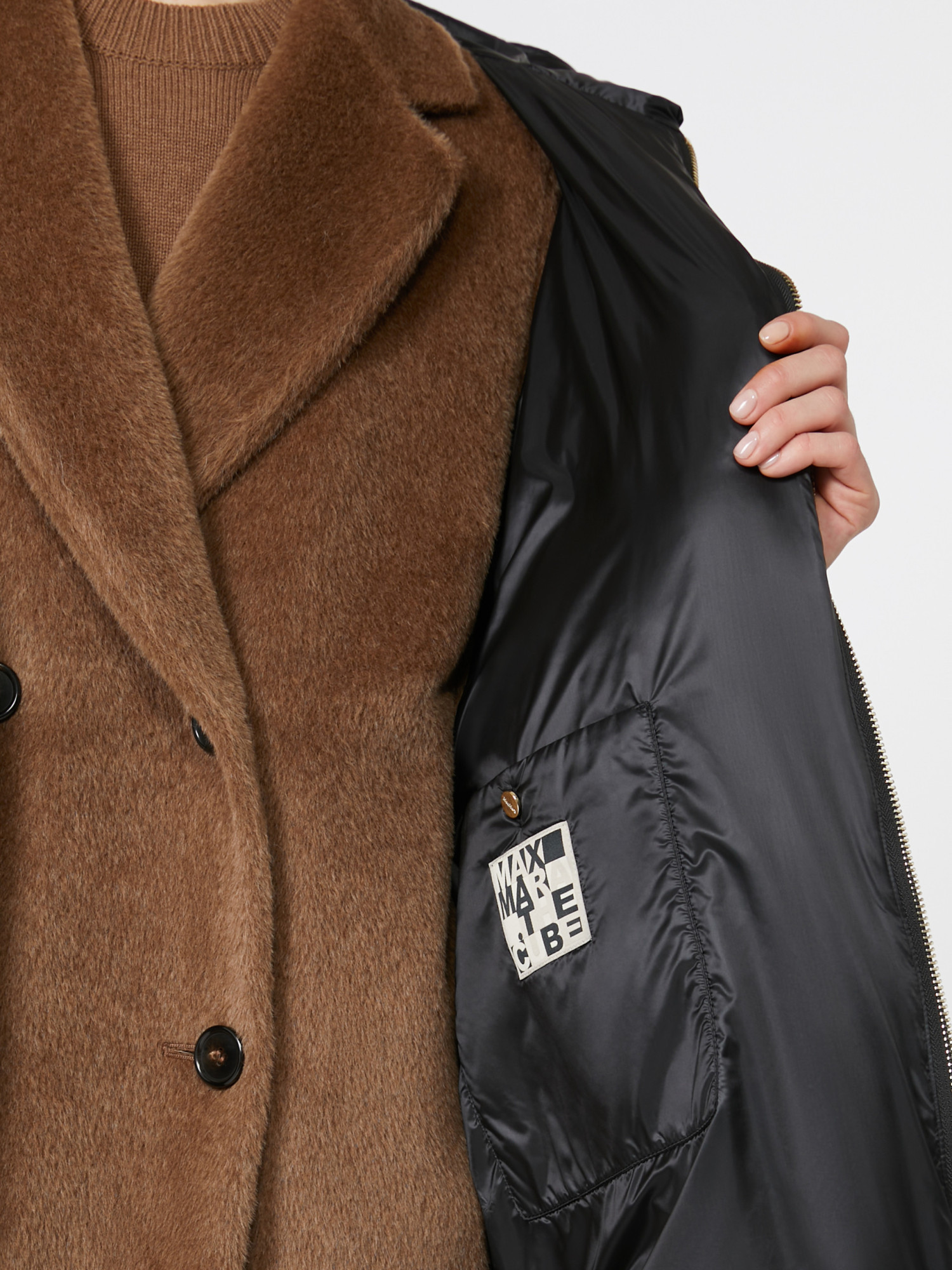 Max Mara The Cube Trepar Down Jacket In Black