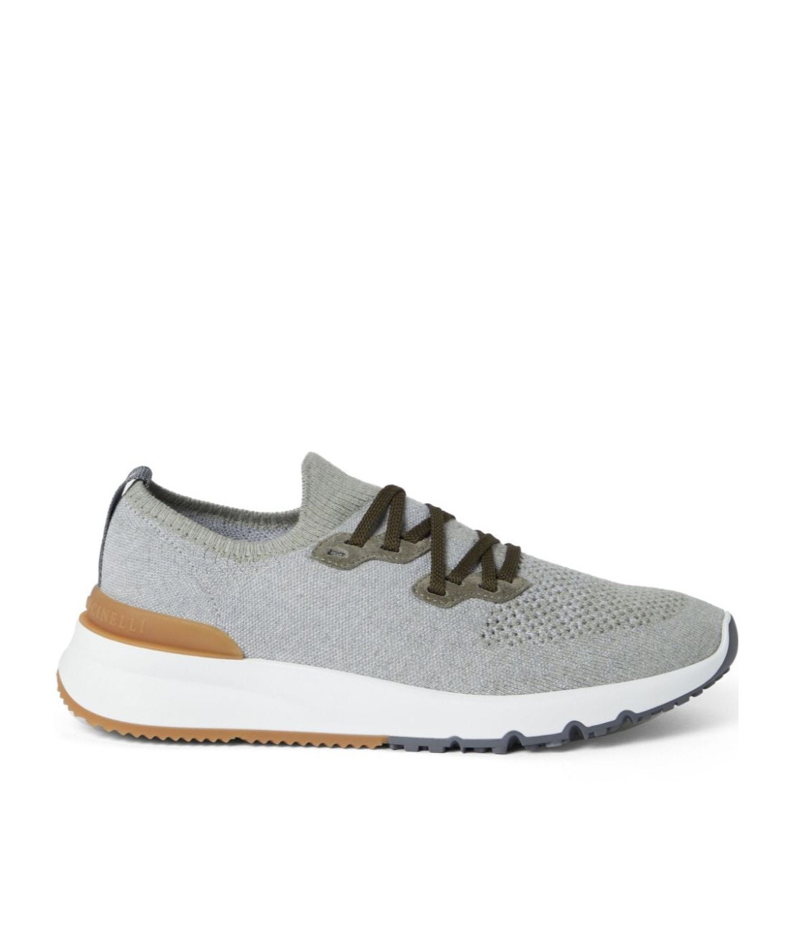 Brunello Cucinelli Knitted Low-top Sneakers In Multi