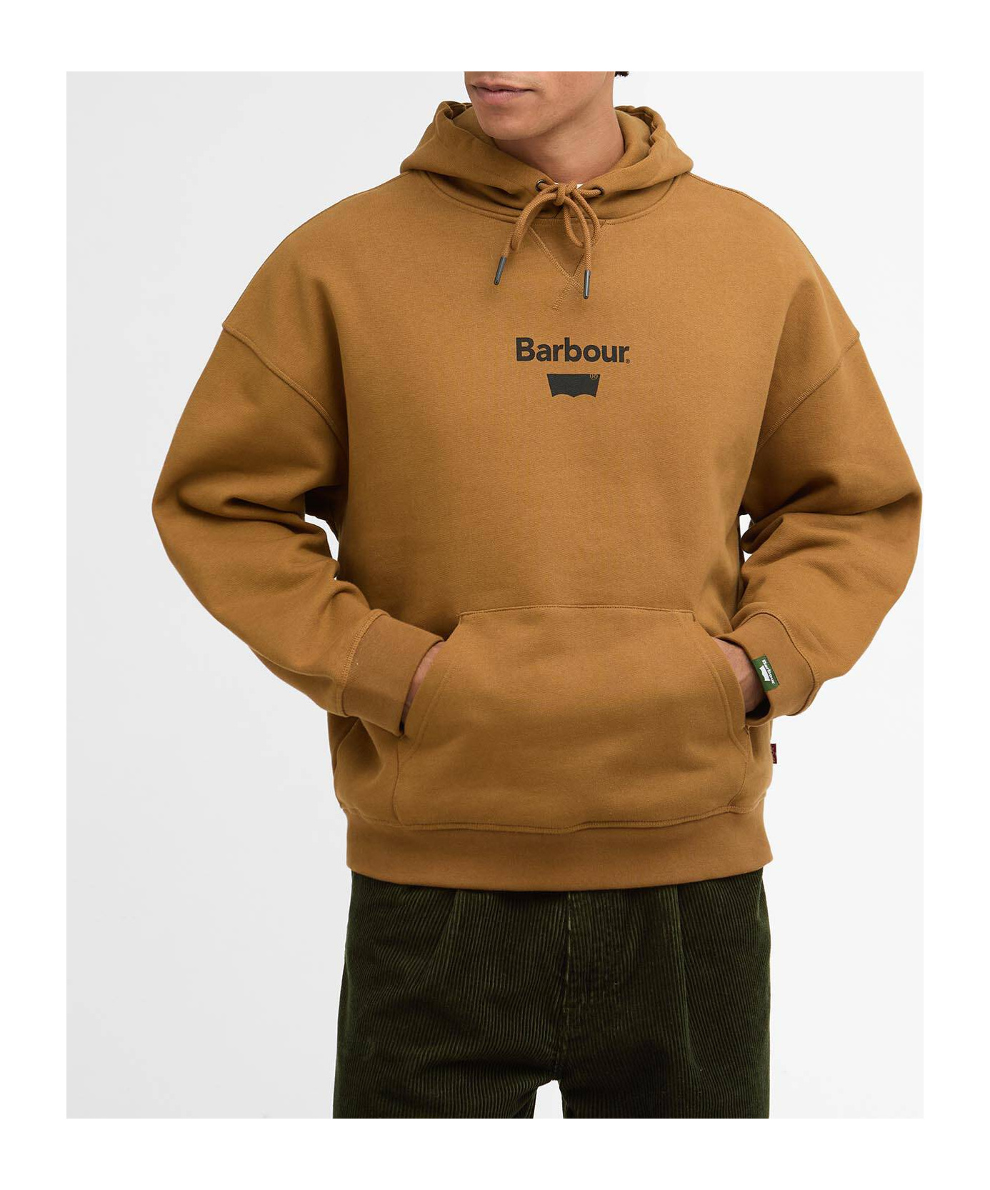 Barbour X Levi's Graphic Hoodie In Brown