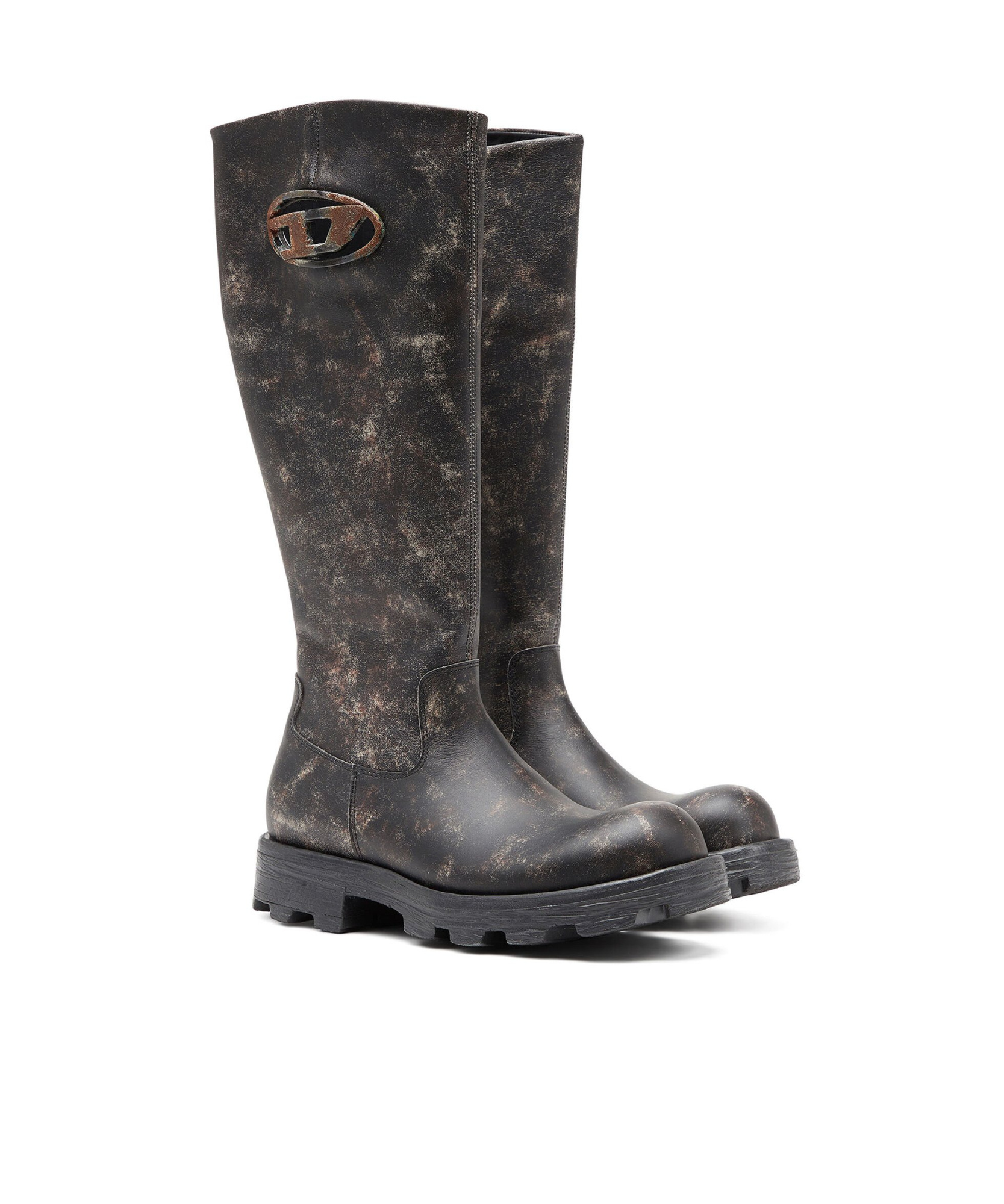 Diesel D-hammer Hb Dw Boots In Black