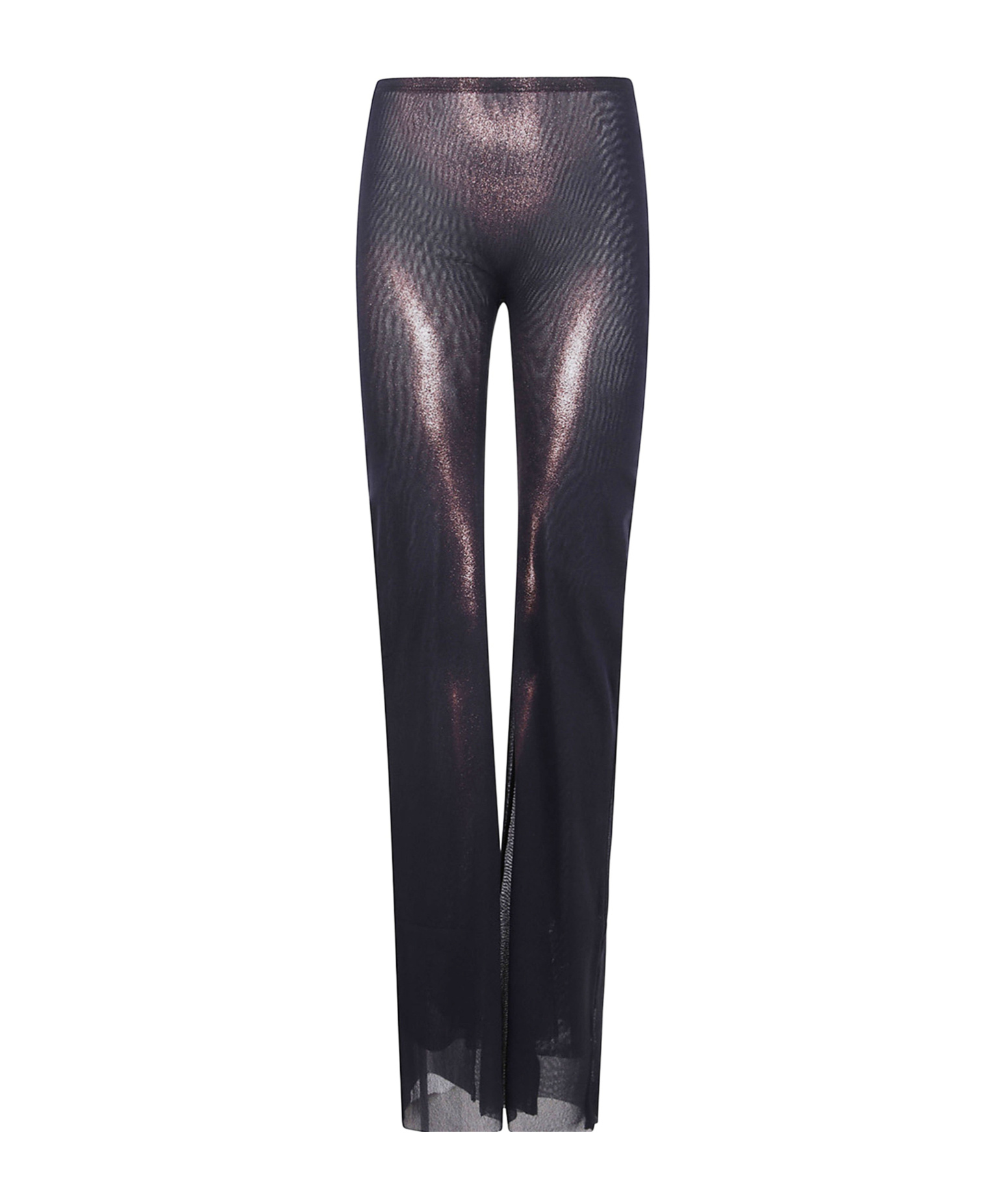 Jean Paul Gaultier Body-print Mesh Trousers In Multi