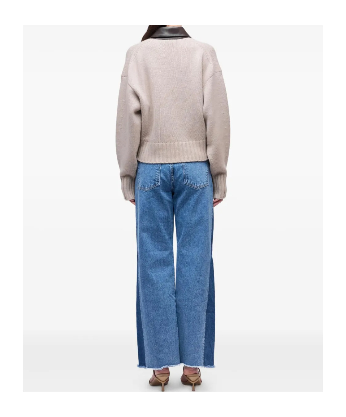 Simkhai High-collar Wool Jacket In Multi