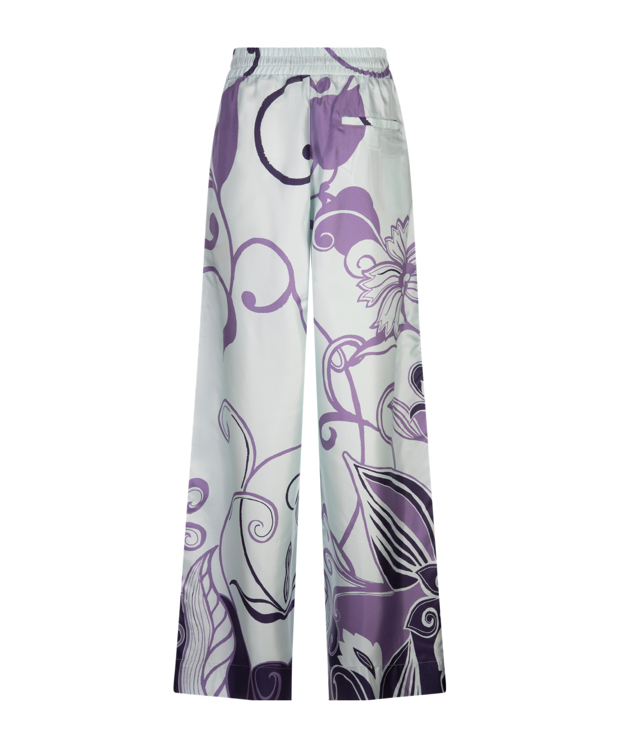 F.r.s For Restless Sleepers Printed Casual Pants In Purple
