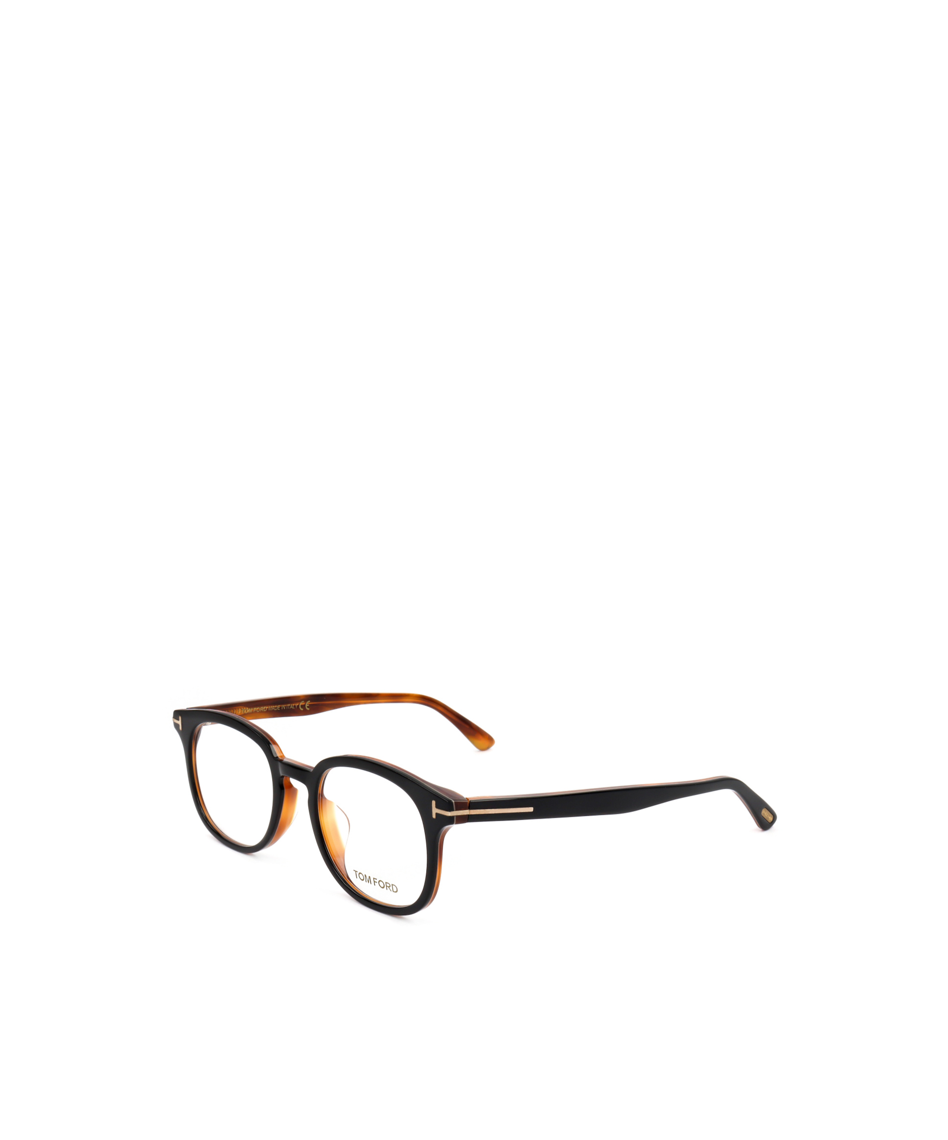 Tom Ford Geometric Frame Plain Mirror In Black