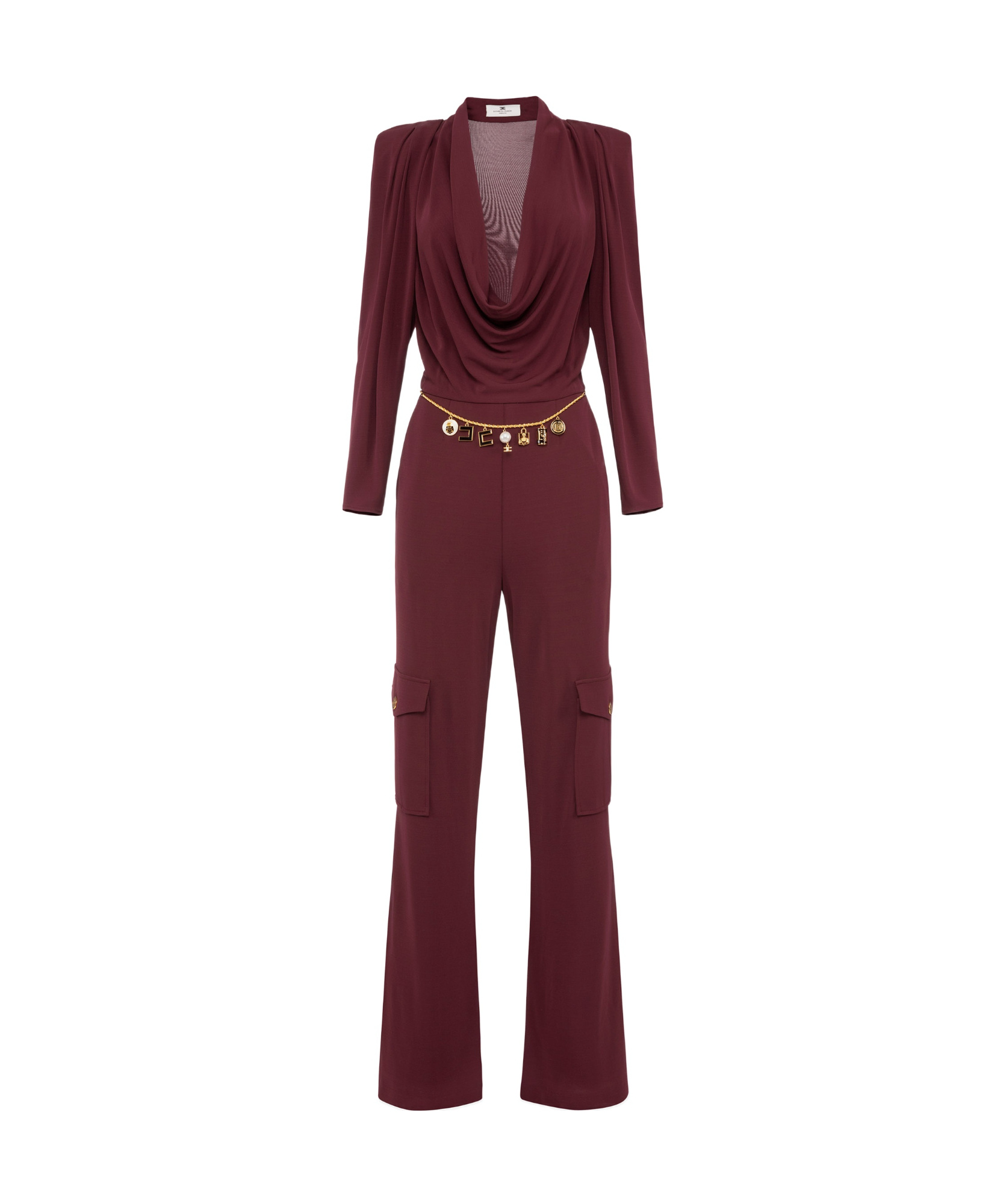 Elisabetta Franchi Pants Woman Color Red In Red