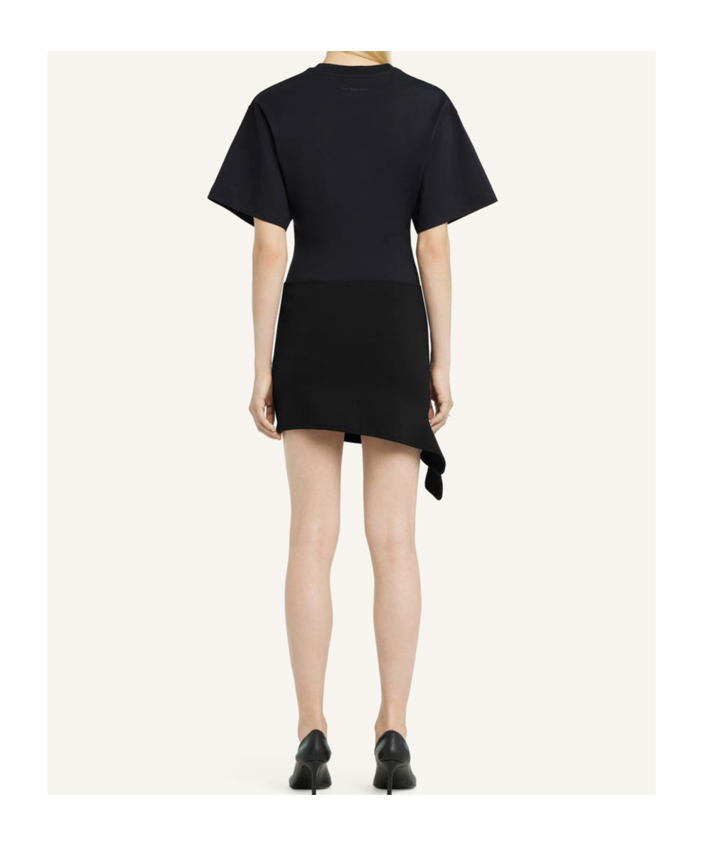 Courrèges Wide-sleeves T-shirt In Black