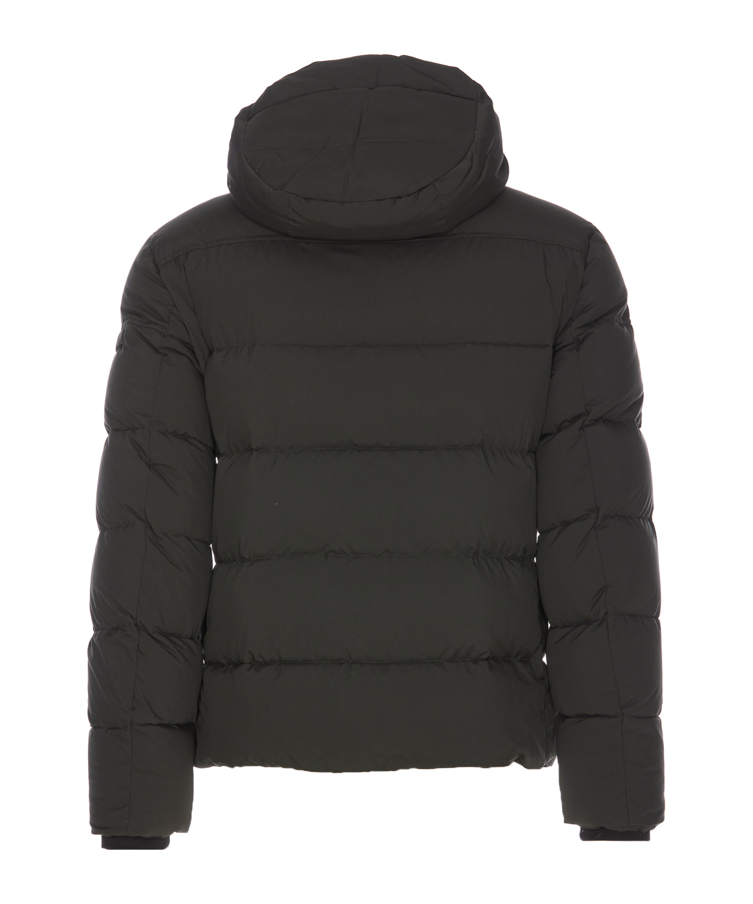 Moorer Long Sleeve Padded Jacket In Black