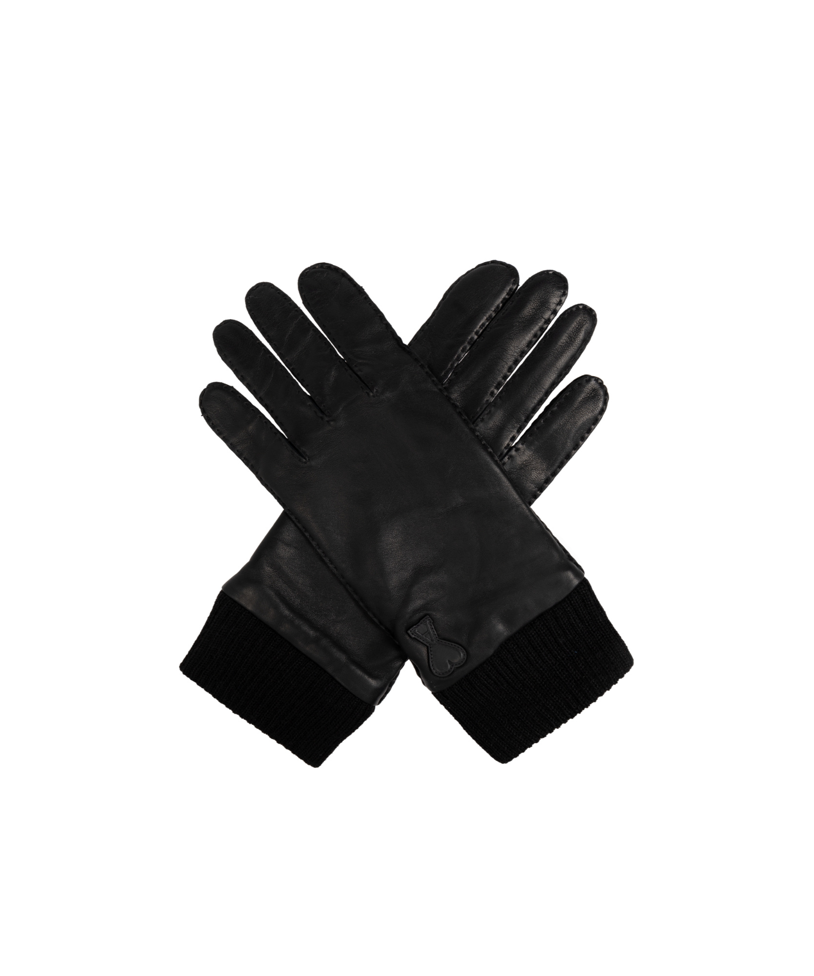 Ami Alexandre Mattiussi Five-finger Gloves In Black