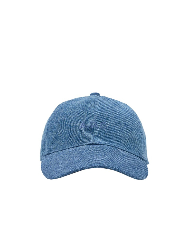 Apc Indigo Charlie Baseball Cap In Blue