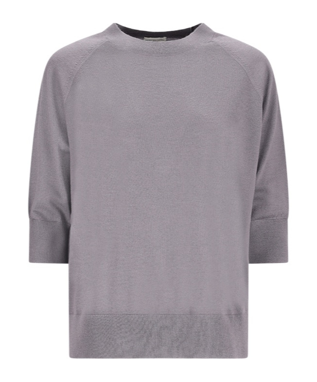 Shop Dries Van Noten Crewneck Sweater In Gray
