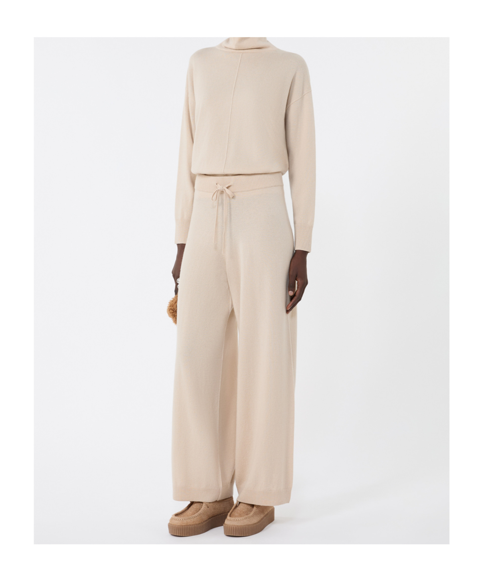 Weekend Max Mara Long-sleeved Sweater In Neutral