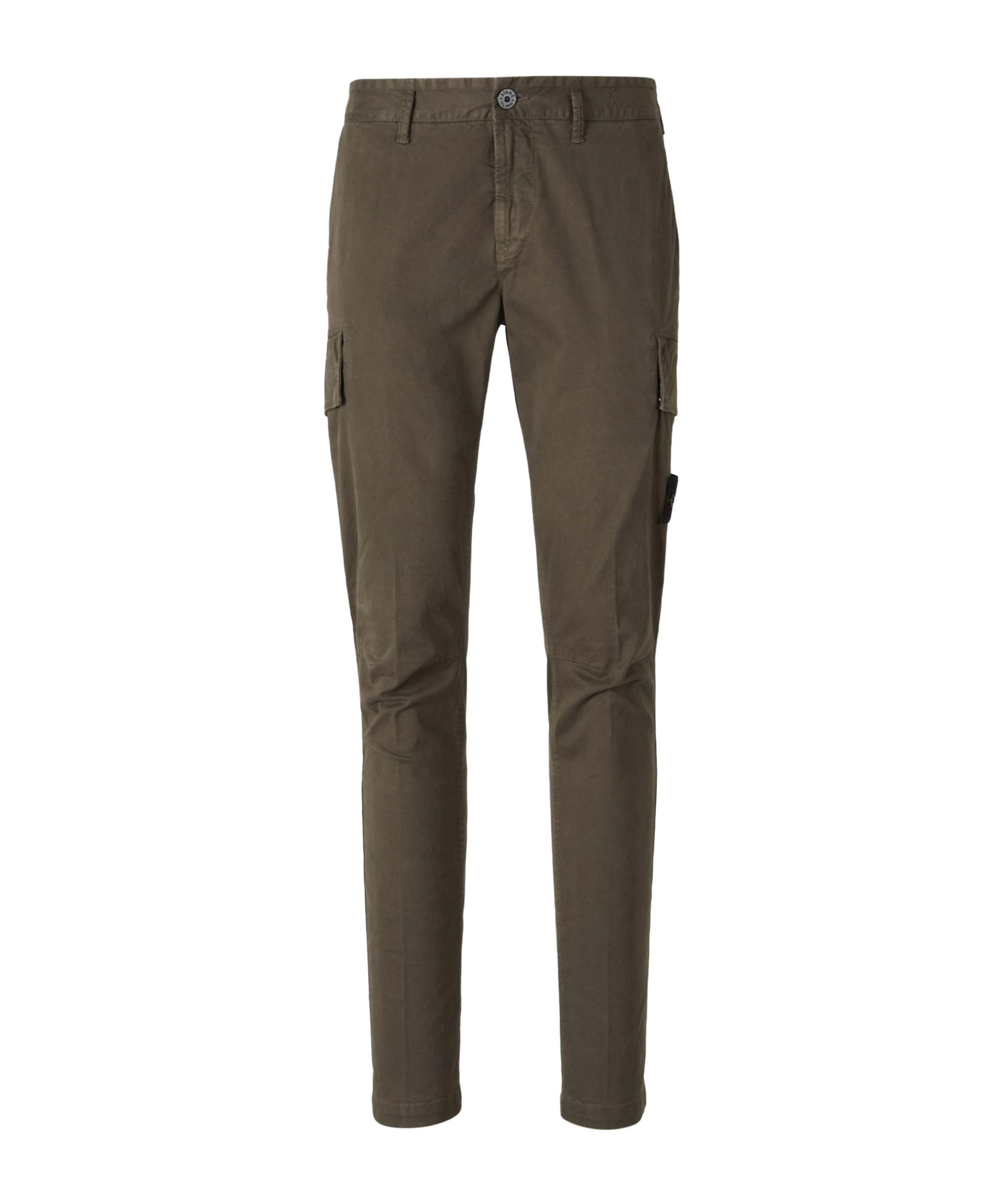 Stone Island Belt-loop Casual Pants In Brown
