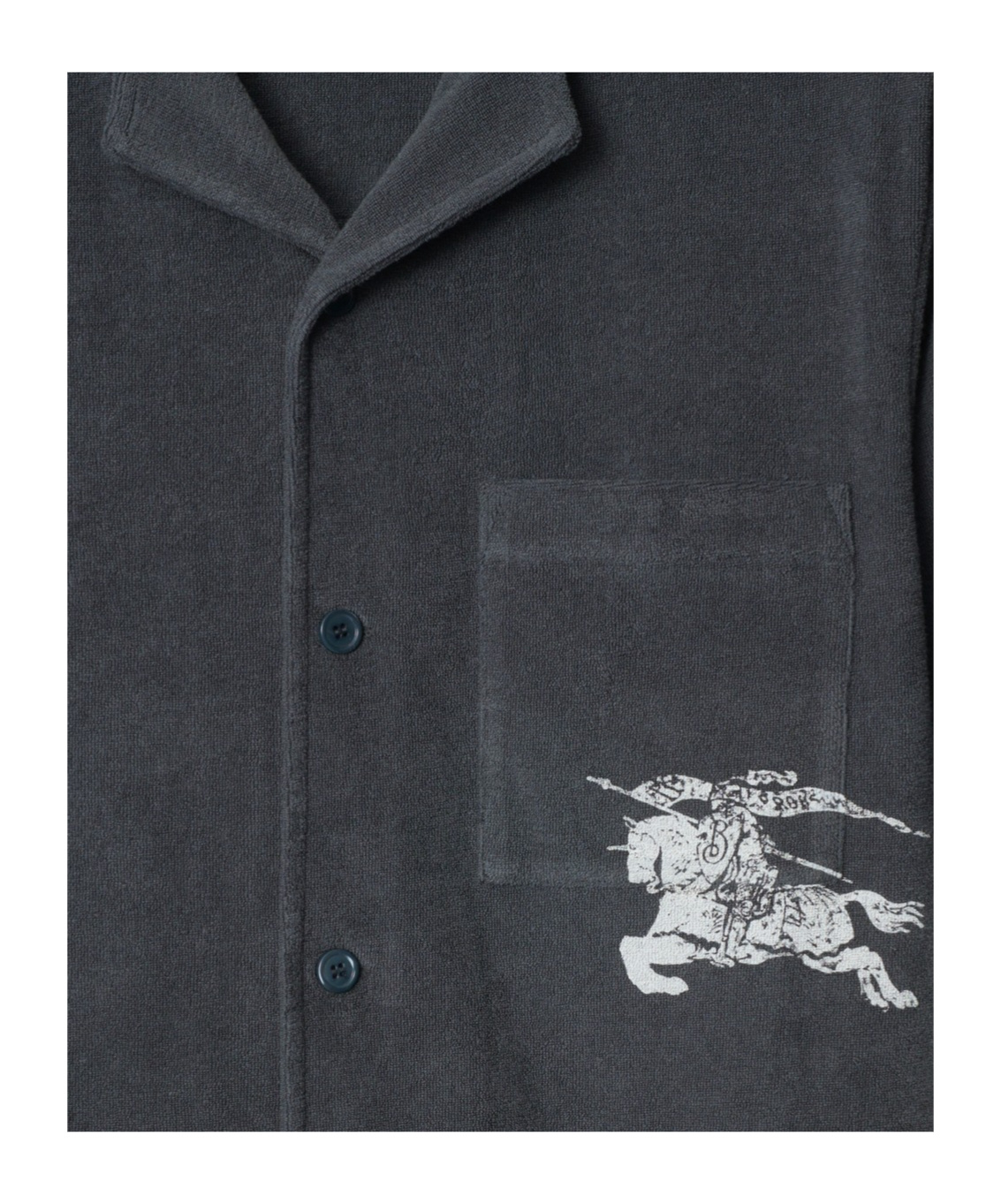 Burberry Ekd Cotton Towelling Shirt