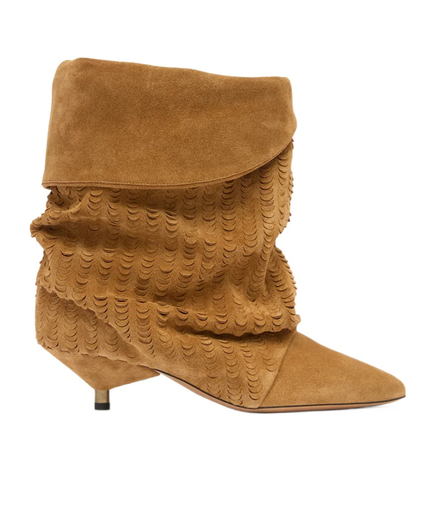 Isabel Marant 45mm Edrik Embossed Boots In Multi
