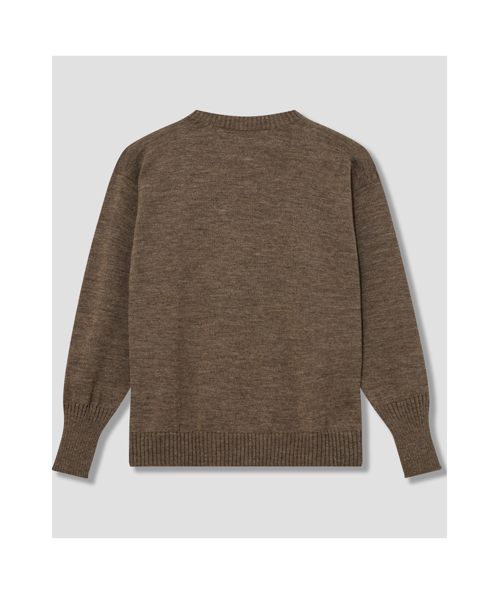 Andersen-andersen Long-sleeved Sweater In Brown