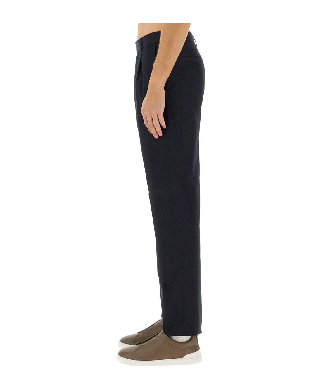 ZEGNA BELT LOOPS CASUAL PANTS