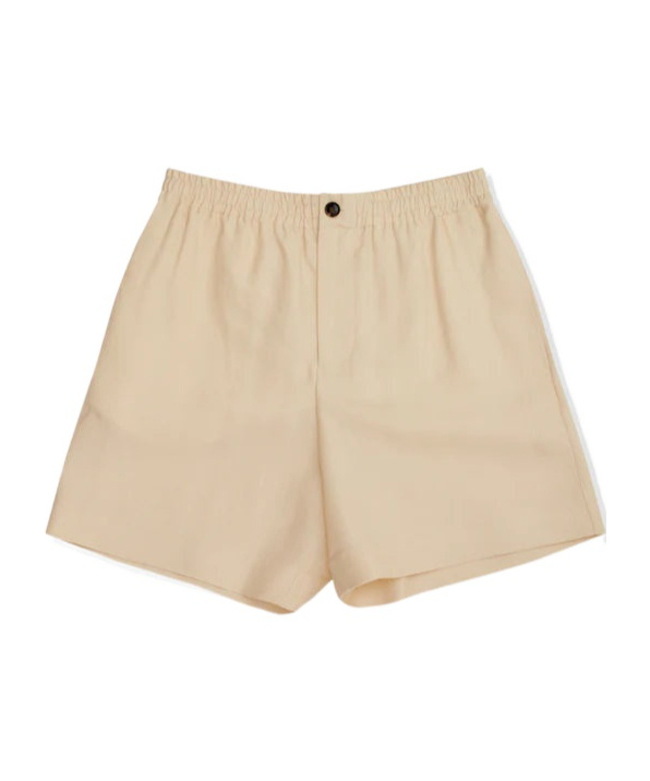 Valentino Elastic-waistband Side-stripe Shorts In Nude