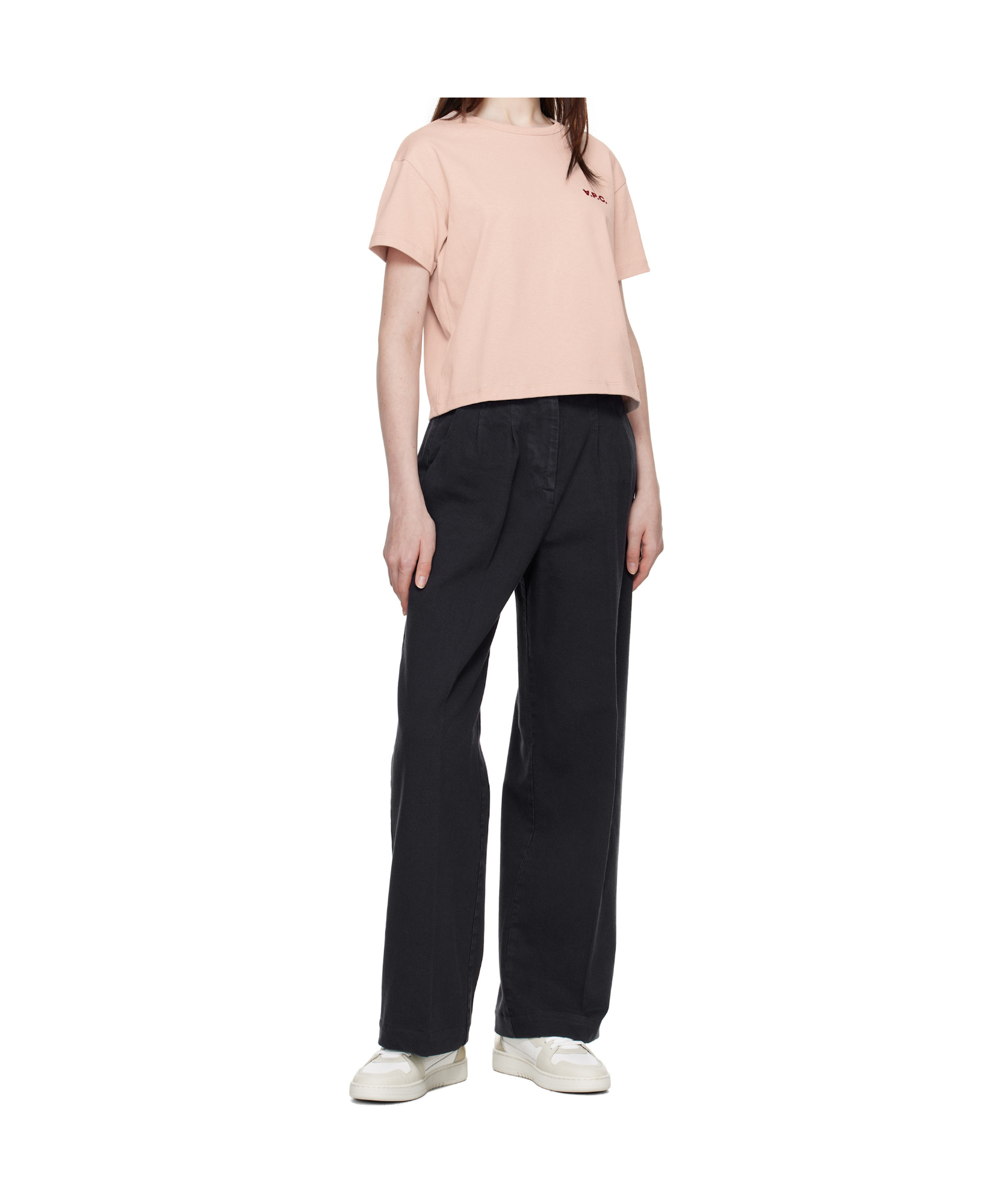 Apc A.p.c. Boxy Petit Vpc T-shirt In Nude