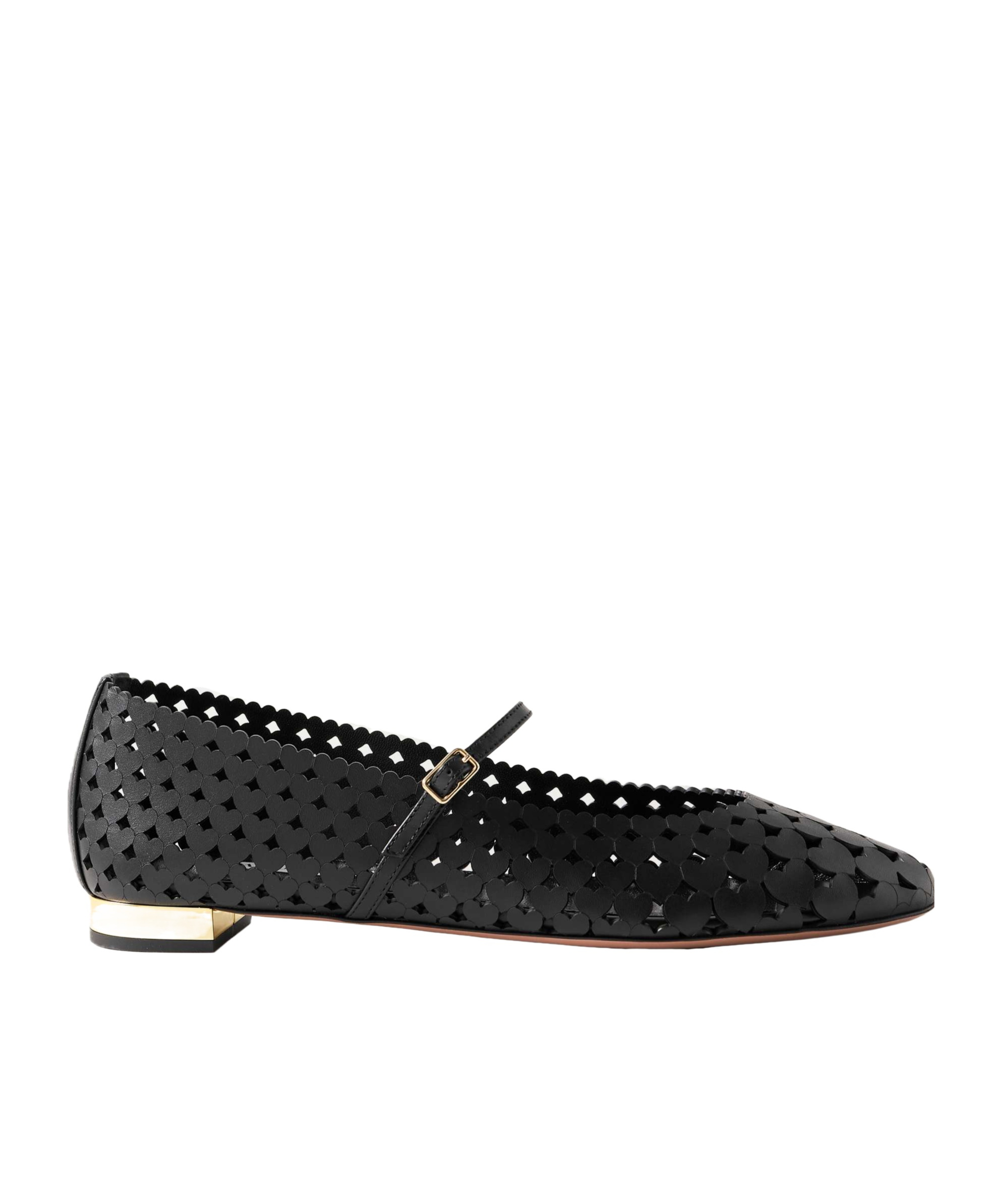 Aquazzura Amourose Ballet Flats In Black