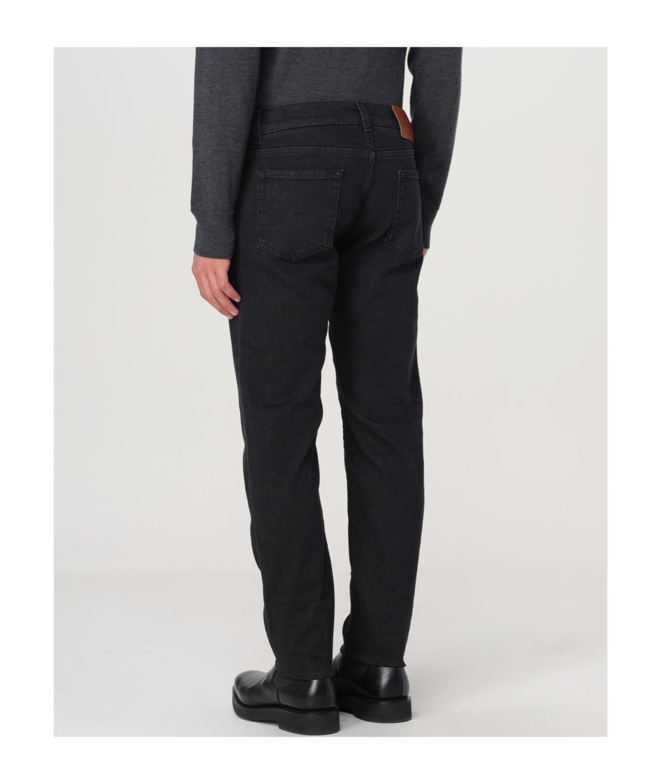 Etro Wool Blend Single Pleat Pants In Black