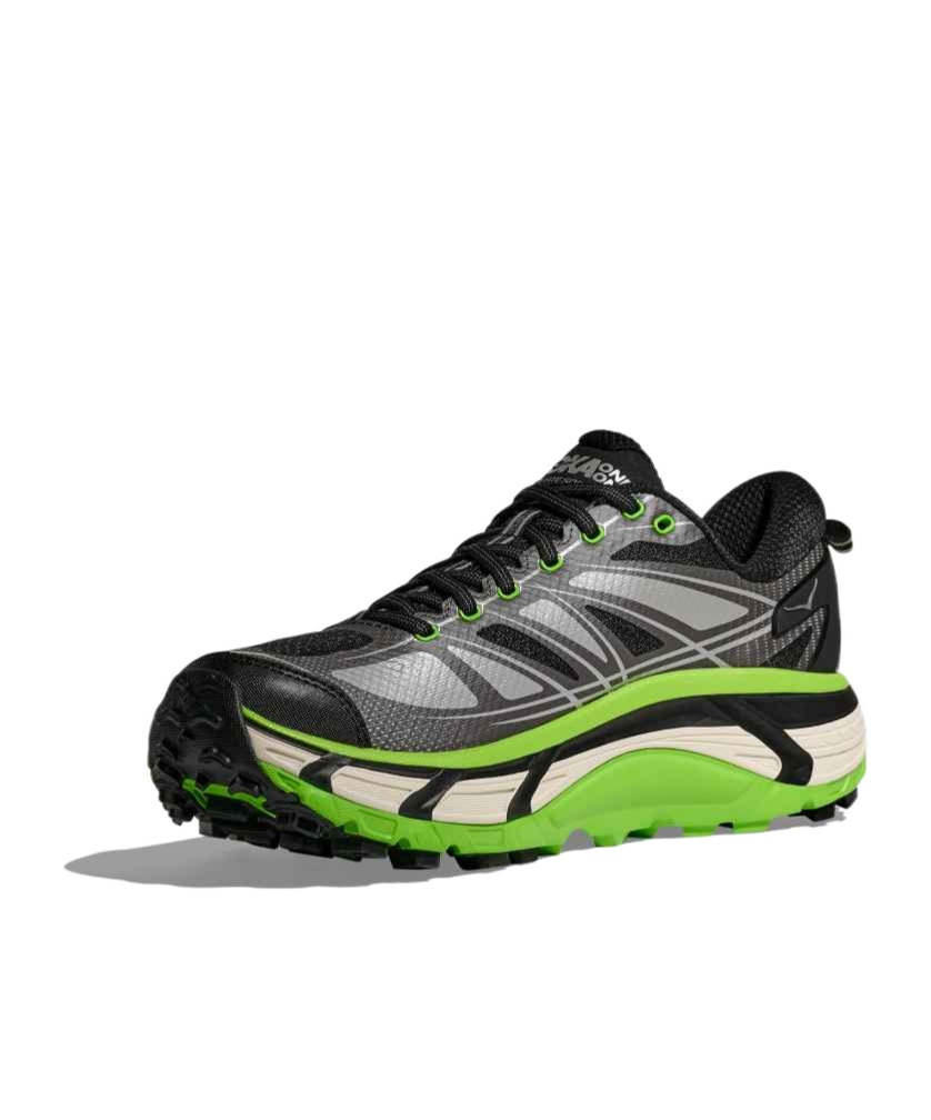Hoka Mafate Speed 2 Rubber And Mesh Running Sneakers In Gray